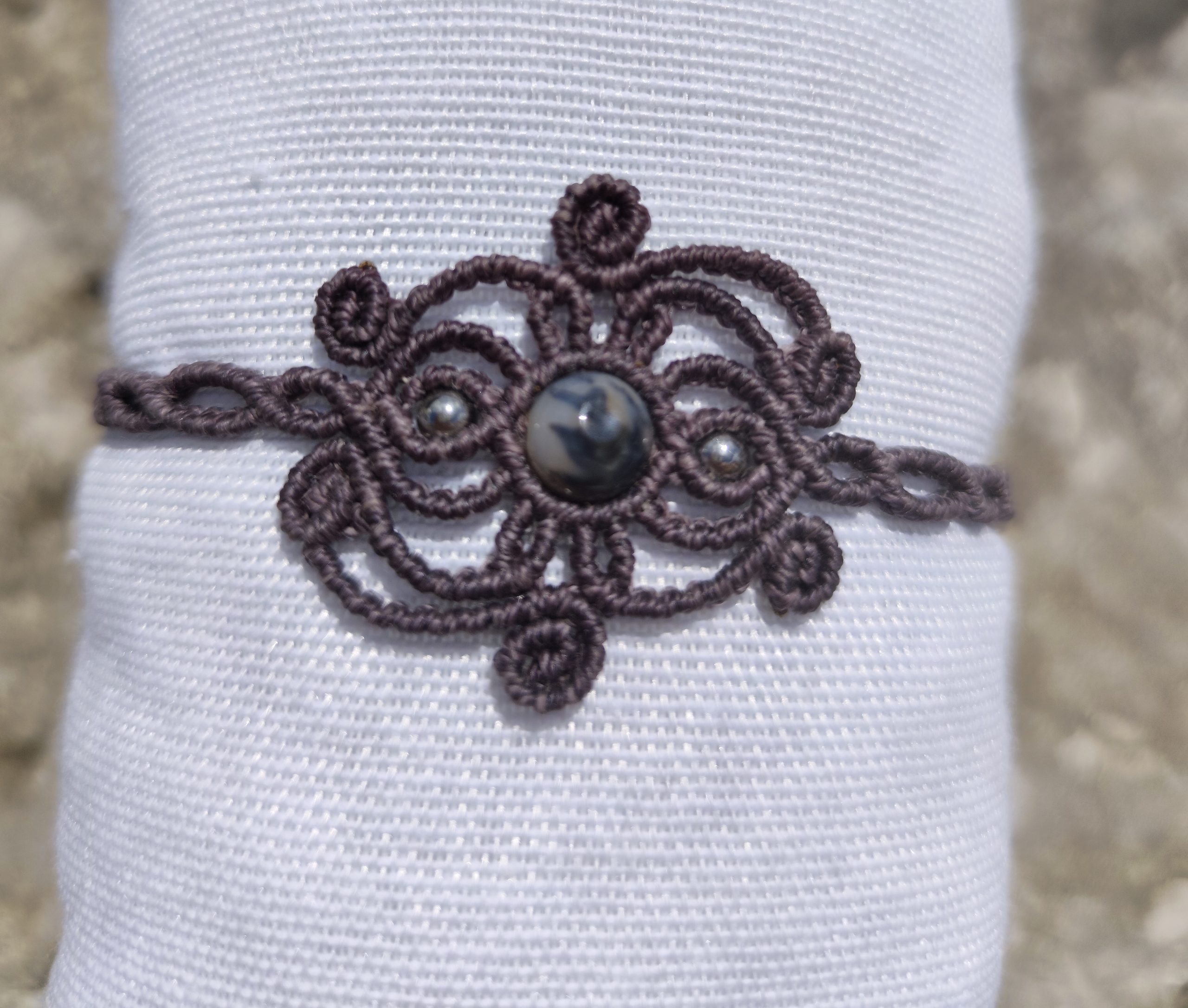 Bracelet Zéphyr Purple Brown