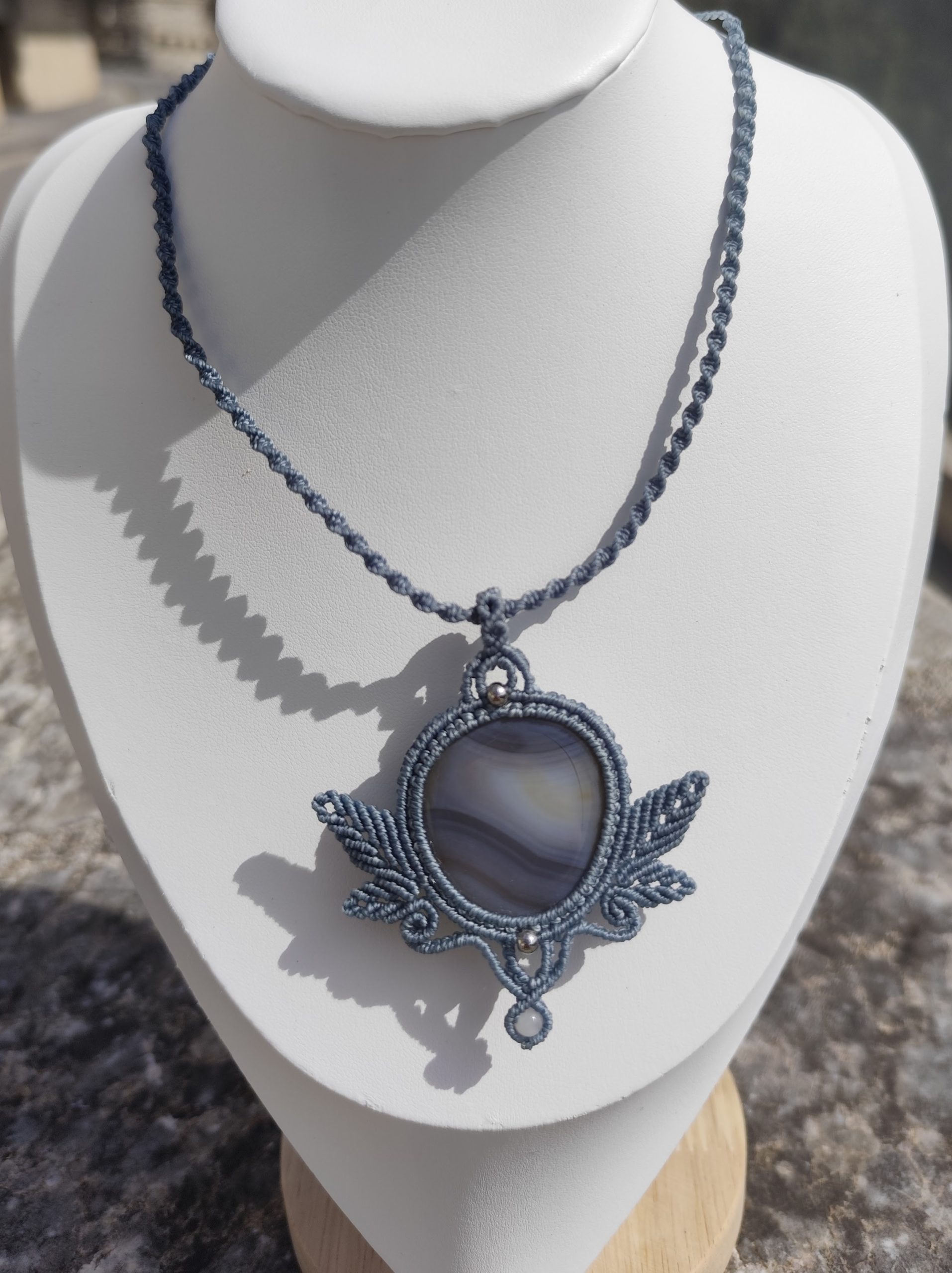 Collier Caelestia et Agate – Image 2