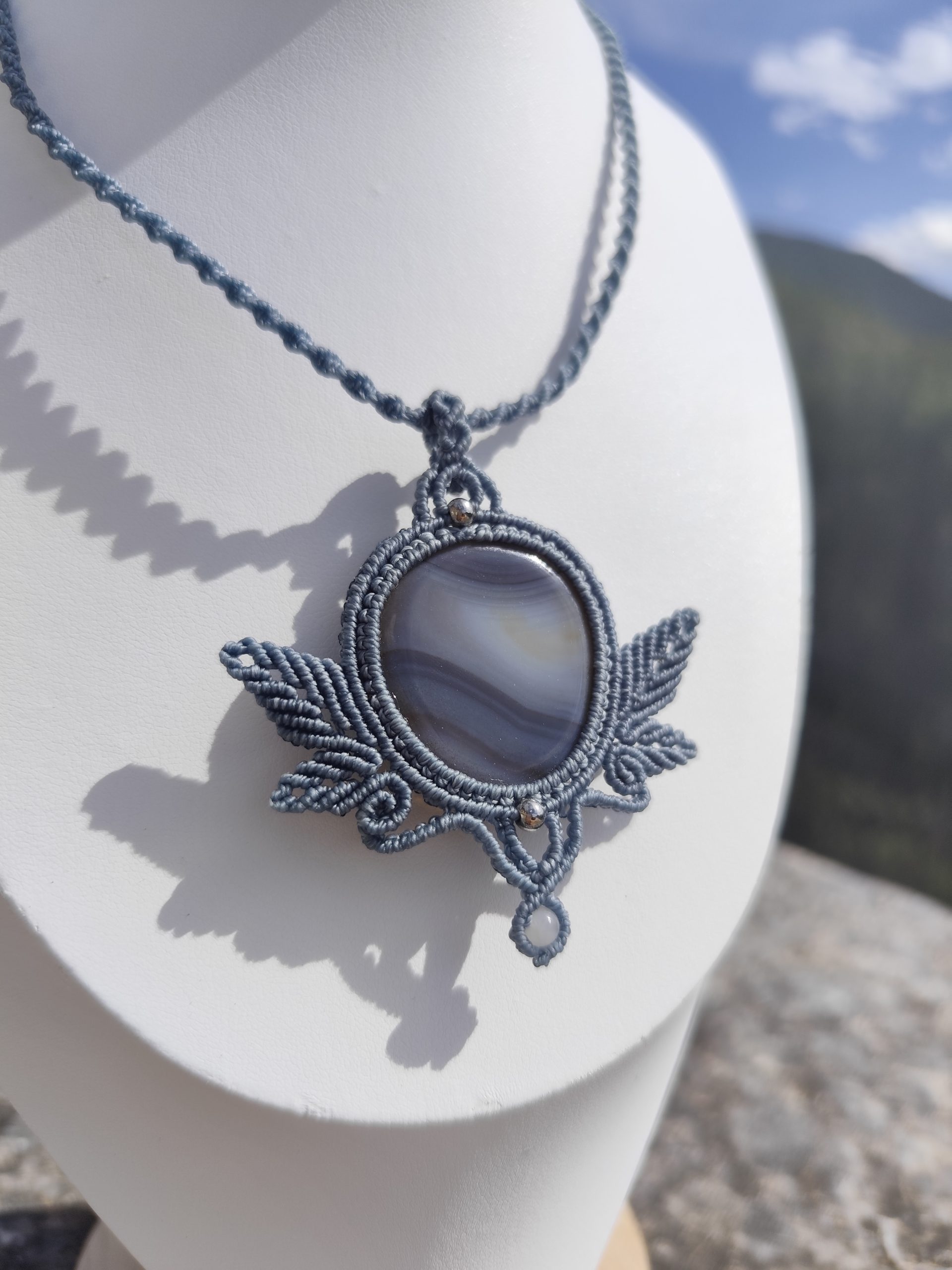 Collier Caelestia et Agate