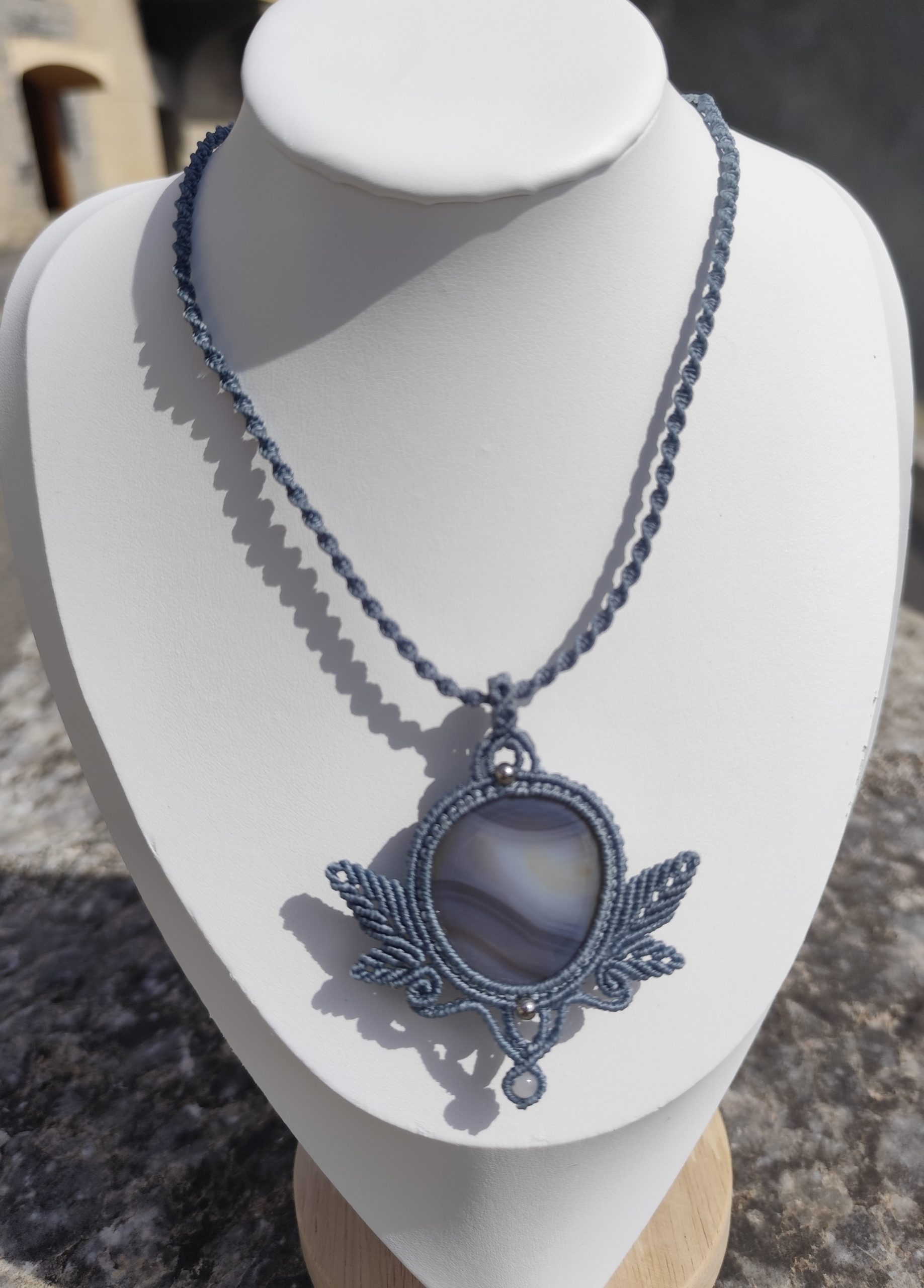 Collier Caelestia et Agate – Image 4